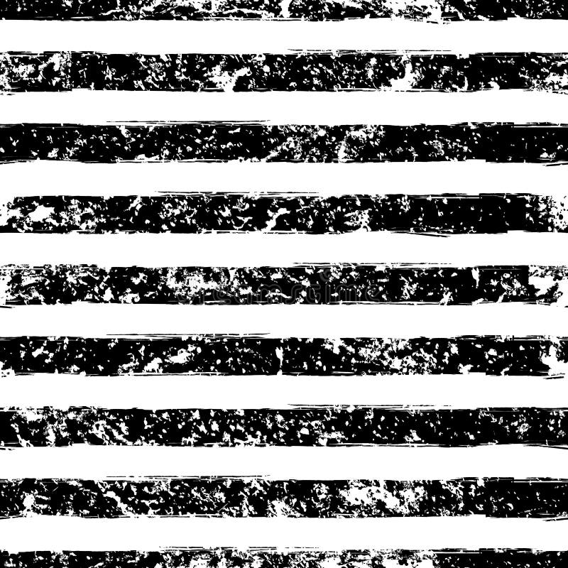 Hand drawn abstract vector watercolor stripe grunge seamless pattern. Black and white texture background. Hand drawn abstract vector watercolor stripe grunge seamless pattern. Black and white texture background.