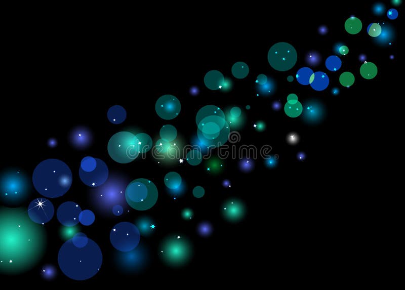 Abstract depth space on black background. Vector illustration. Abstract depth space on black background. Vector illustration