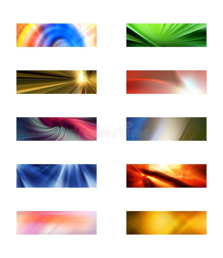 Ten abstract rectangular backgrounds suitable for website headers or banners. All backgrounds are 1024 pixels wide and 300 pixels high. Ten abstract rectangular backgrounds suitable for website headers or banners. All backgrounds are 1024 pixels wide and 300 pixels high.