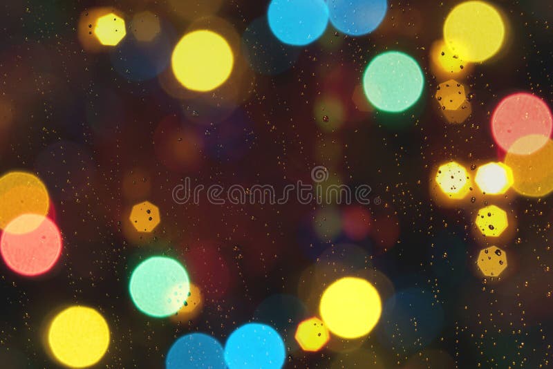 Abstrakcjonistyczny brown tło z plamy złotego bokeh lekkim skutkiem obraz royalty free Abstrakcjonistyczny brown tło z plamy złotego bokeh lekkim skutkiem obraz royalty free