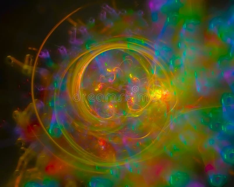 Abstrakcjonistyczny cyfrowy fractal, piękny projekt textured, dynamiczny royalty ilustracja Abstrakcjonistyczny cyfrowy fractal, piękny projekt textured, dynamiczny royalty ilustracja