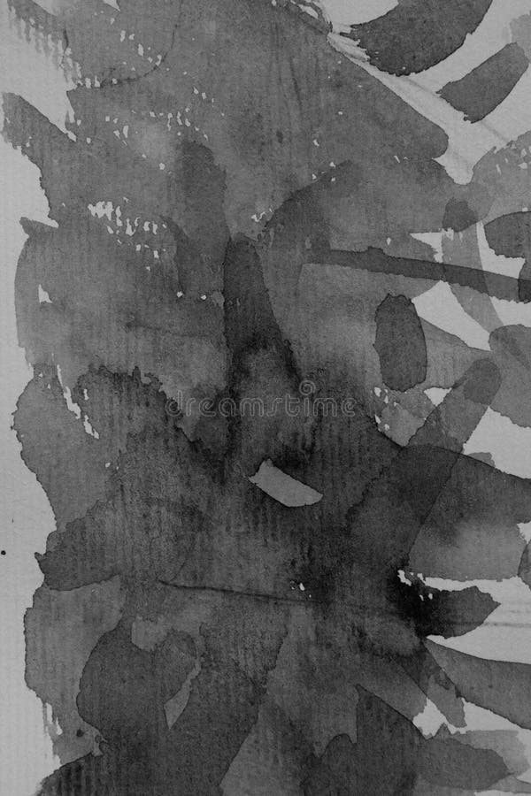 Abstrakcjonistyczny czarny i biały akwareli światło malował tło lub teksturę zbliżenie obrazy royalty free Abstrakcjonistyczny czarny i biały akwareli światło malował tło lub teksturę zbliżenie obrazy royalty free