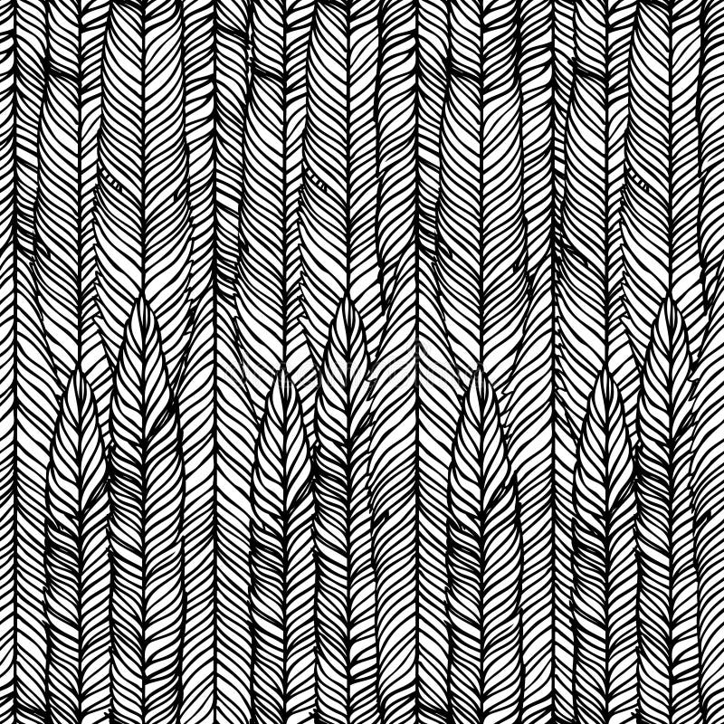 Optical illusion: Black and white abstract seamless pattern. Optical illusion: Black and white abstract seamless pattern