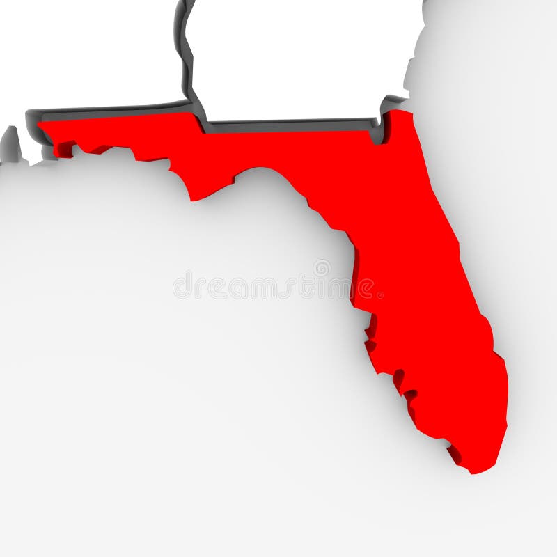 abstrakcjonistyczny Florida mapy stan royalty ilustracja abstrakcjonistyczny Florida mapy stan royalty ilustracja