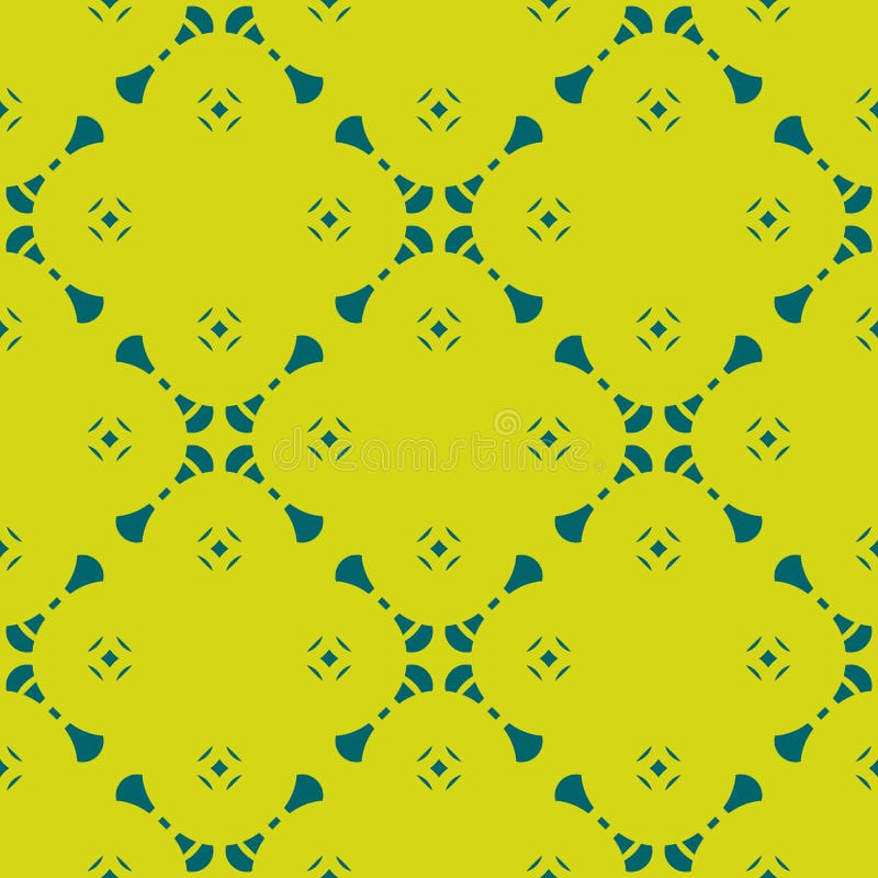 Abstrakcjonistyczny geometryczny kwiecisty wektorowy bezszwowy wz?r w ciemnozielonego i wapna kolorze royalty ilustracja Abstrakcjonistyczny geometryczny kwiecisty wektorowy bezszwowy wz?r w ciemnozielonego i wapna kolorze royalty ilustracja