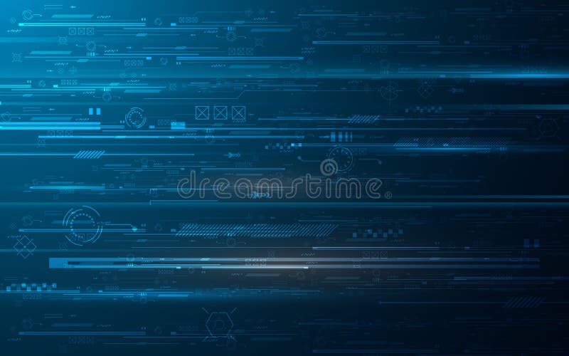 Abstrakcjonistyczny hud technologii cyfr innowaci pojęcia projekta tło ilustracja wektor Abstrakcjonistyczny hud technologii cyfr innowaci pojęcia projekta tło ilustracja wektor