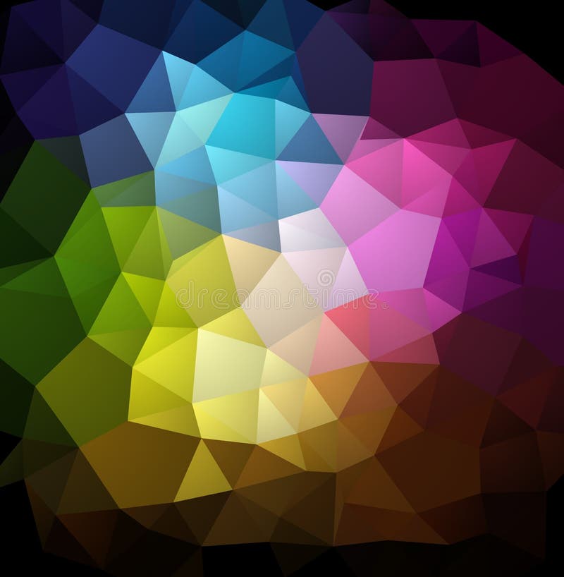 Abstrakcjonistyczny kolorowy geometryczny tło royalty ilustracja