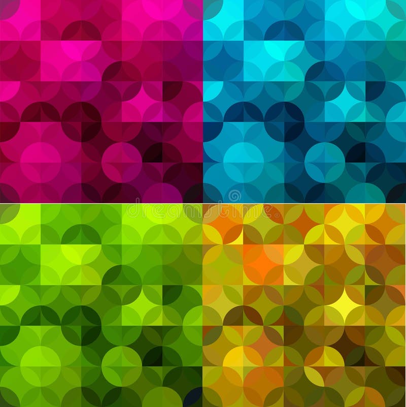 Abstrakcjonistyczny kolorowy geometryczny tło ilustracji