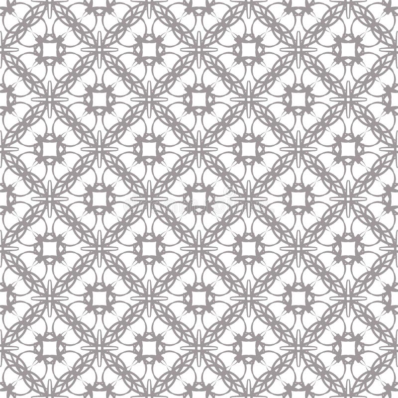 abstrakcjonistyczny kwiecisty deseniowy bezszwowy Geometryczny kwiatu ornament royalty ilustracja abstrakcjonistyczny kwiecisty deseniowy bezszwowy Geometryczny kwiatu ornament royalty ilustracja