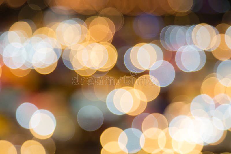Abstrakcjonistyczny kółkowy bokeh tło nocy światło fotografia royalty free