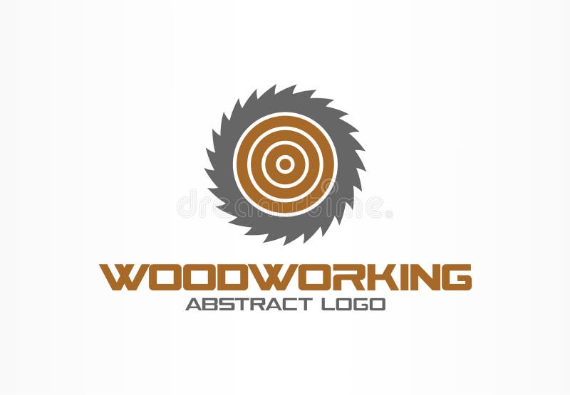 Abstrakcjonistyczny logo dla biznesowej firmy Korporacyjnej tożsamości projekta element Saw, woodworking, drewniany materialny lo royalty ilustracja Abstrakcjonistyczny logo dla biznesowej firmy Korporacyjnej tożsamości projekta element Saw, woodworking, drewniany materialny lo royalty ilustracja