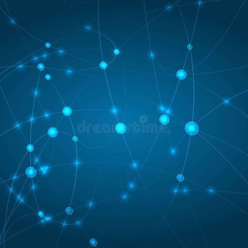 Abstrakcjonistyczny technologii sieci pojęcie ilustracja wektor Abstrakcjonistyczny technologii sieci pojęcie ilustracja wektor