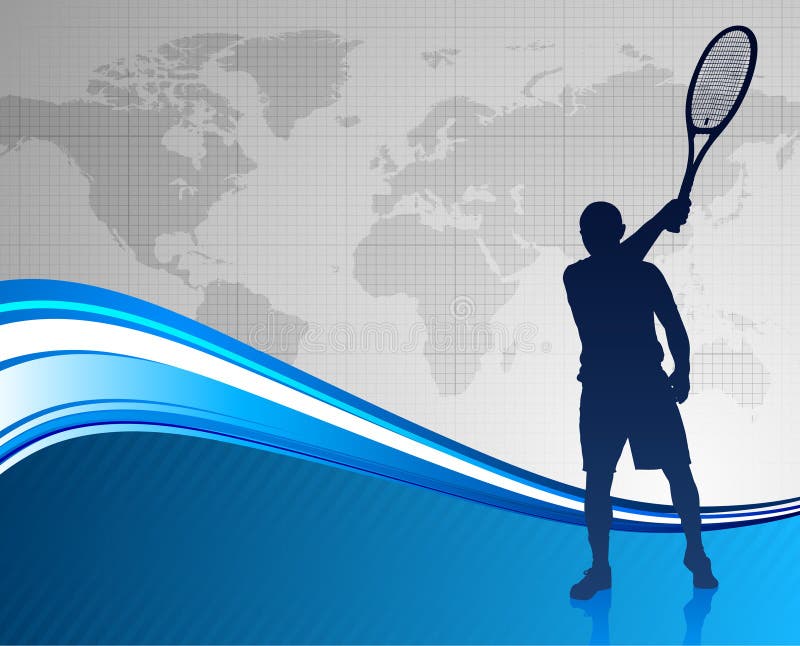 abstrakcjonistyczny tła gracza tenis ilustracja wektor abstrakcjonistyczny tła gracza tenis ilustracja wektor