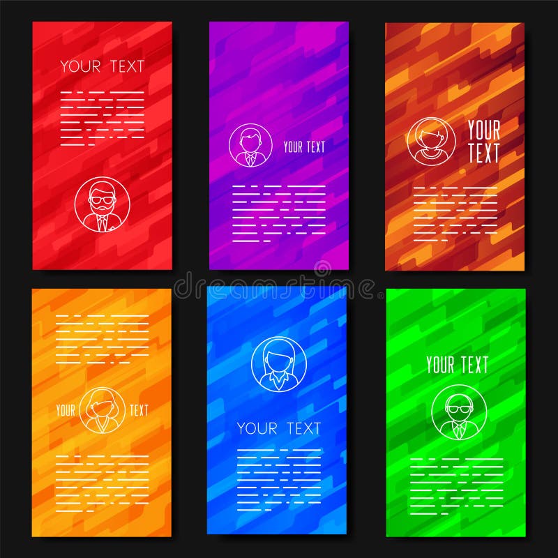 Abstrakcjonistyczny wektorowy szablonu projekt z kolorowymi geometrycznymi tło ilustracji