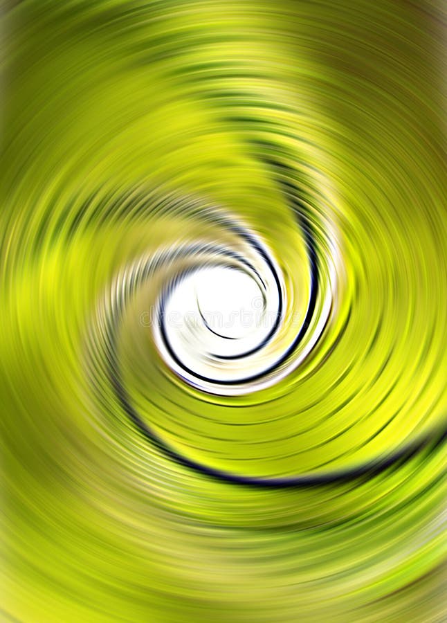 Abstract green, black and white twirl. Abstract green, black and white twirl