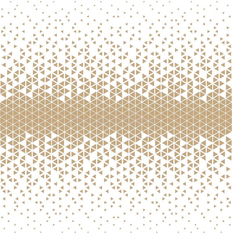 Abstrakcjonistyczny złocisty geometryczny modniś mody projekta druku trójboka wzór