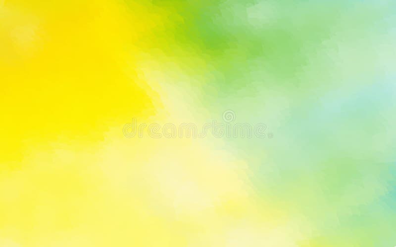 Abstrakcjonistyczny żółtej zieleni akwareli tło kropkował graficznego desig
