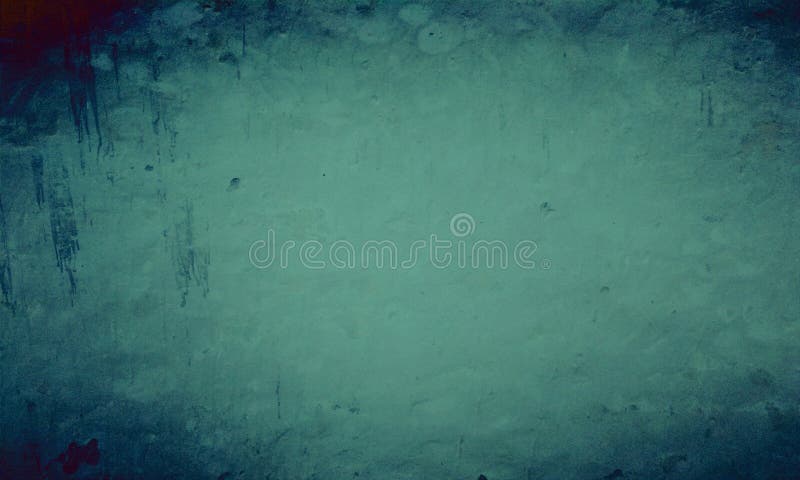 Abstrakcyjna ciemnozielona niebieska mieszanka kolorów zacieniona białą ścianą tła o szorstkiej suchej teksturze tło.