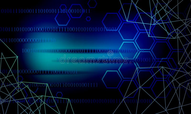 Abstrakcyjna technologia kształtów geometrycznych cyfrowa koncepcja zaawansowanej technologii tło Miejsce na tekst ilustracja wektor Abstrakcyjna technologia kształtów geometrycznych cyfrowa koncepcja zaawansowanej technologii tło Miejsce na tekst ilustracja wektor