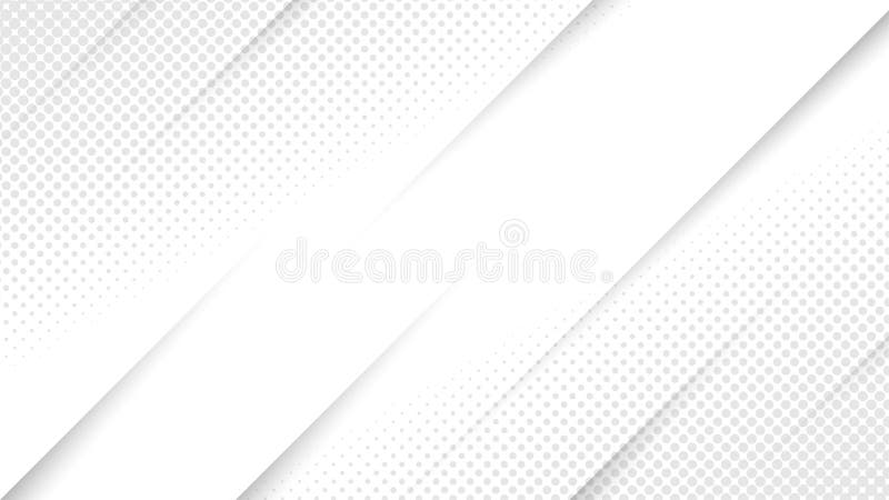 Abstrakcyjne, techniczne białe i szare tło z liniami ukośnymi i siatką punktów półtonowych Abstrakcyjne, techniczne białe i szare tło z liniami ukośnymi i siatką punktów półtonowych