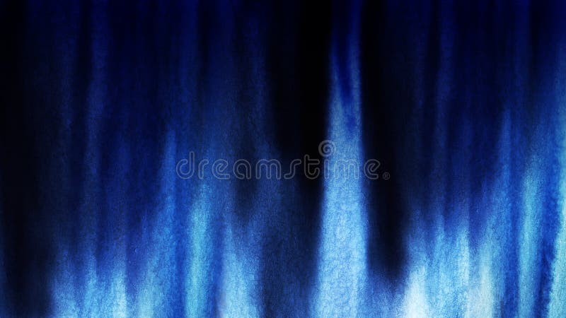 Abstract watercolor background. Gradient from dark to light. Blue glow. Dark sky or blue flame. Hand-drawn illustration on texture paper. Abstract watercolor background. Gradient from dark to light. Blue glow. Dark sky or blue flame. Hand-drawn illustration on texture paper