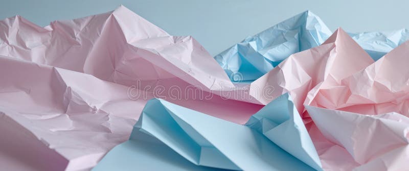 Abstrakcyjne tło papieru różowego i niebieskiego. fotografia royalty free