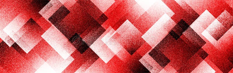 Abstrakcyjny czerwony wzorek i bloki w tle z cieniowanym tłem w linii ukośnej z tłem transparentu z vintage textured. ilustracji