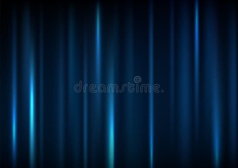 Abstrakcyjny niebieski teal light streaks tło technologia futurystyczny ruch cyfrowy design żywy ilustracji