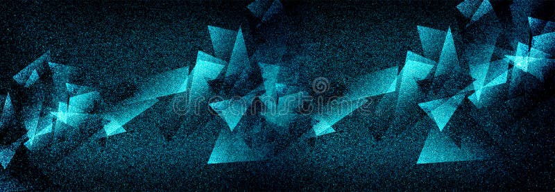 Abstrakcyjny niebieski wzorek i bloki w linii ukośnej z tłem transparentu z vintage textured. ilustracja wektor