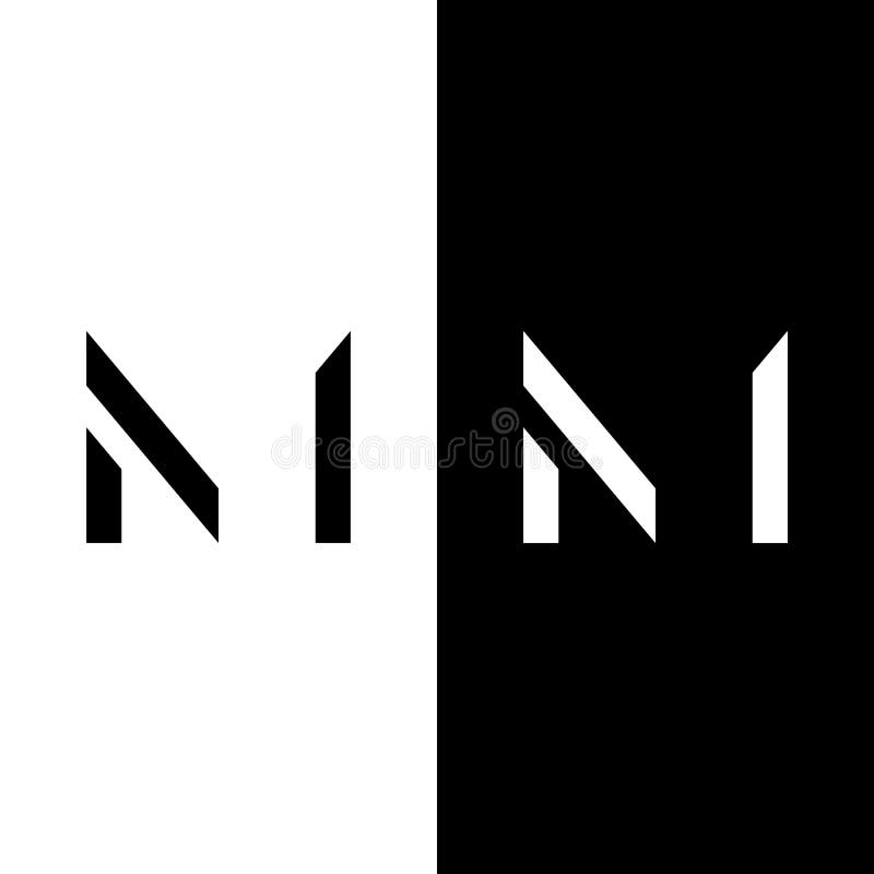 Abstrakcyjny początkowy wzór logo minimalistyczna litera m symbol elementarny nowoczesny elegancki unikalny i luksusowy projekt ge ilustracji