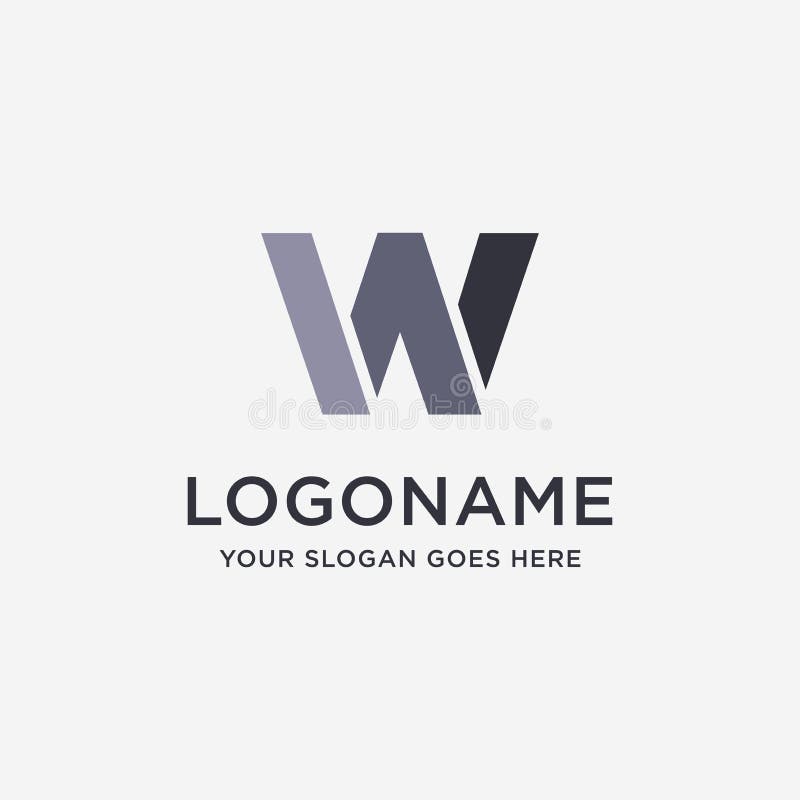 Abstrakcyjny szablon wektora ikony logo z literą w ilustracja wektor