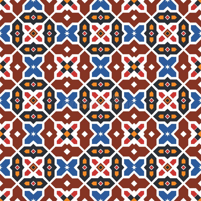 Abstrakt arabisk islamisk sömlös geometrisk modellbakgrund också vektor för coreldrawillustration vektor illustrationer Abstrakt arabisk islamisk sömlös geometrisk modellbakgrund också vektor för coreldrawillustration vektor illustrationer