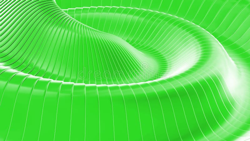 Abstrakt bakgrund 3d grönt vågmönster intressant tredimensionellt bakgrundspapper vektor illustrationer