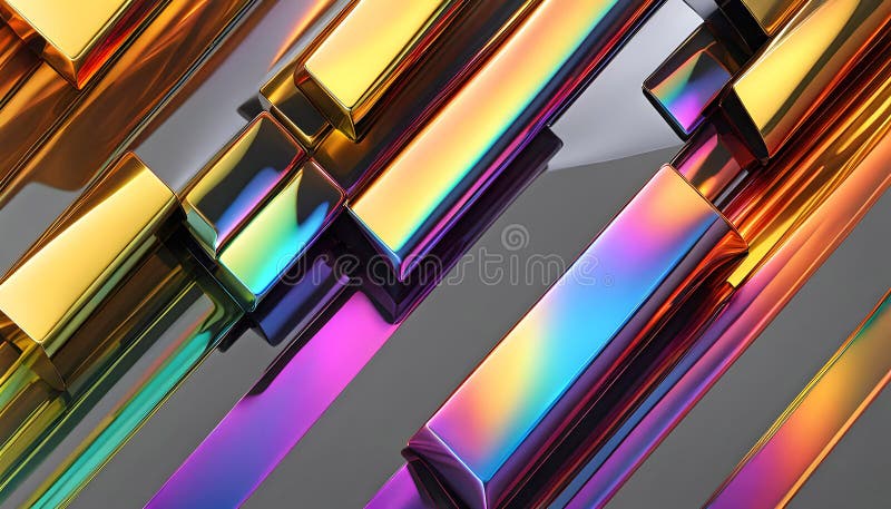 Abstract background from a rainbow flow of liquid metal, background for design, Decoration for wallpaper, desktop, poster, booklet cover. Printing on clothes, T-shirts. Creative illustration for design. Abstract background from a rainbow flow of liquid metal, background for design, Decoration for wallpaper, desktop, poster, booklet cover. Printing on clothes, T-shirts. Creative illustration for design