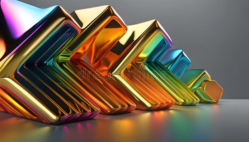 Abstract background from a rainbow flow of liquid metal, background for design, Decoration for wallpaper, desktop, poster, booklet cover. Printing on clothes, T-shirts. Creative illustration for design. Abstract background from a rainbow flow of liquid metal, background for design, Decoration for wallpaper, desktop, poster, booklet cover. Printing on clothes, T-shirts. Creative illustration for design