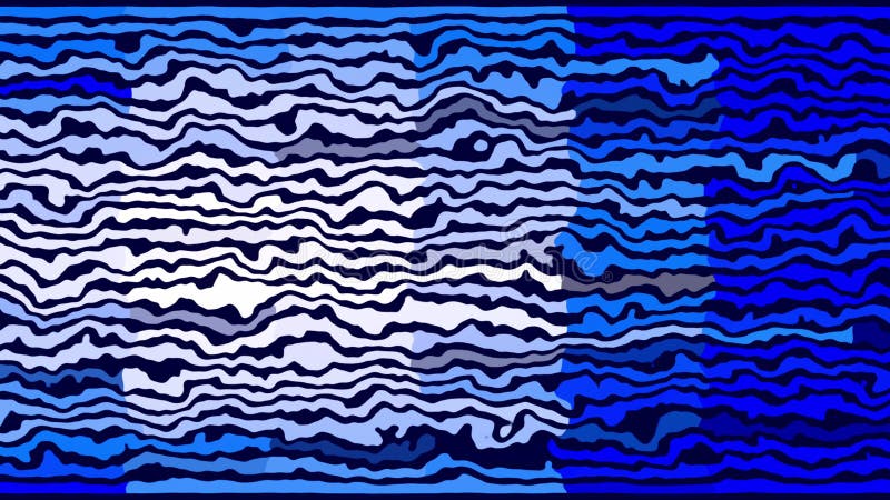 Abstrakt bakgrund för rörliga linjer i blått och vitt