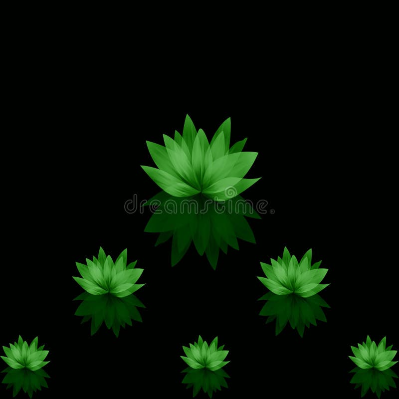 Abstrakt bakgrundslotusblomma vektor illustrationer
