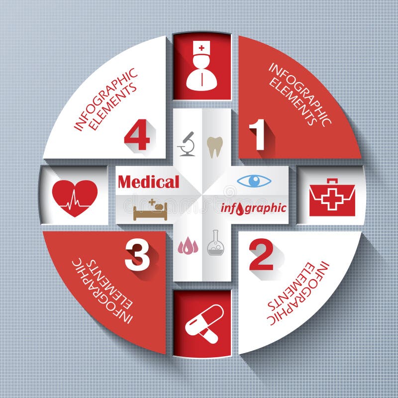 Abstrakt begrepp av medicin med medicinska symboler vektor illustrationer Abstrakt begrepp av medicin med medicinska symboler vektor illustrationer