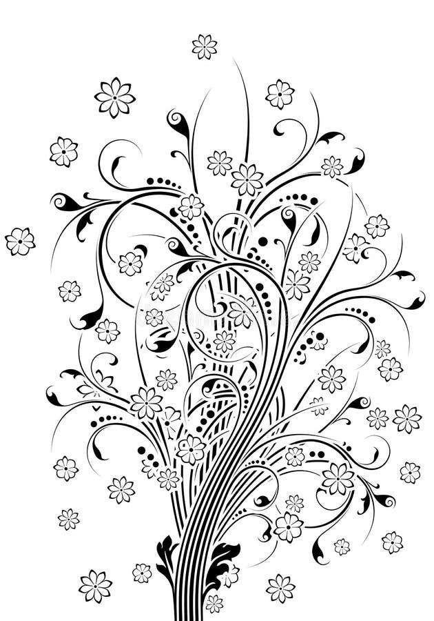 abstrakt begrepp blommar vektorn stock illustrationer abstrakt begrepp blommar vektorn stock illustrationer