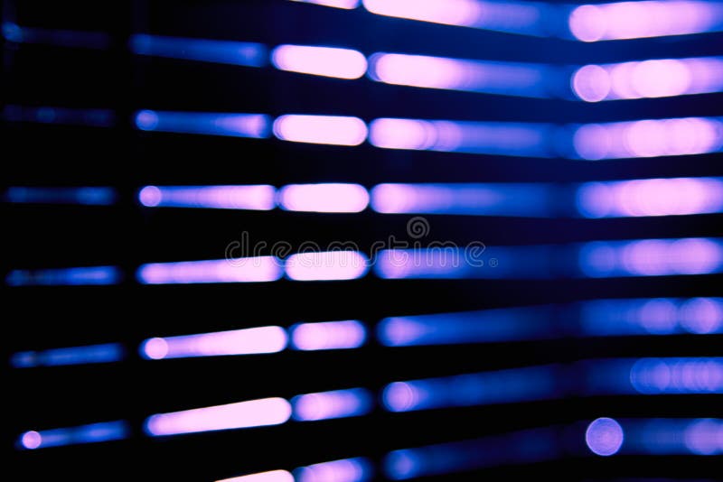 Abstract blue blur of city lighting digital lens flare glare, blinds light shadow background. Abstract blue blur of city lighting digital lens flare glare, blinds light shadow background