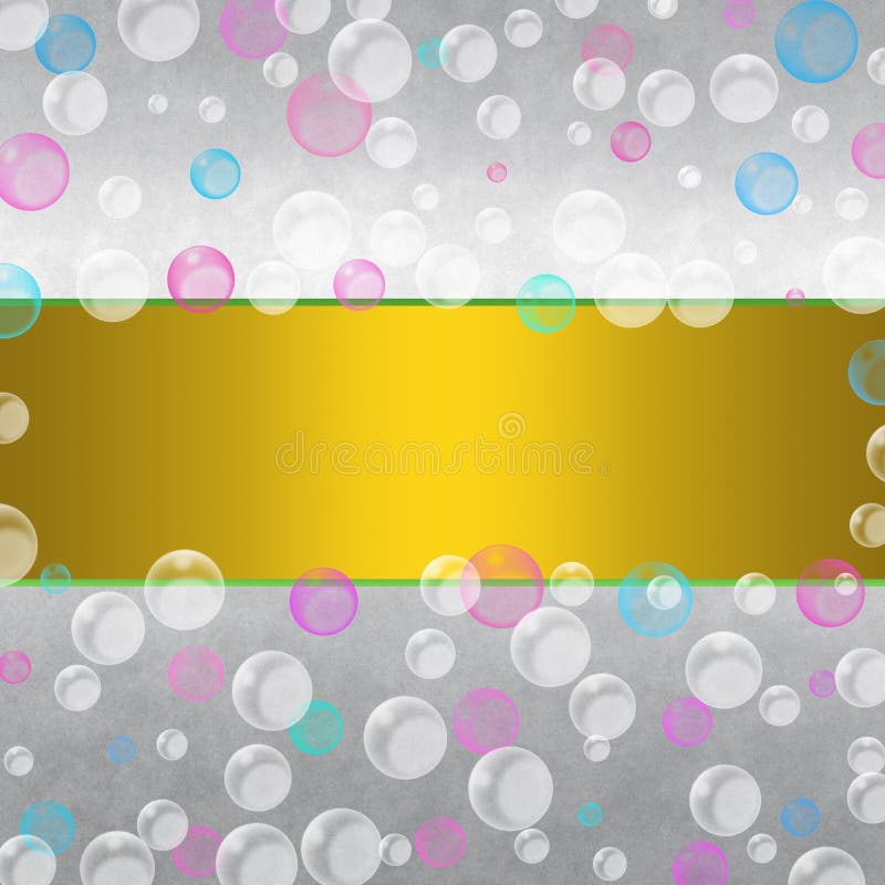 Abstrakt bl? a, rosa och vita bubblor f? r sv? va i Gradated Gray Background vektor illustrationer