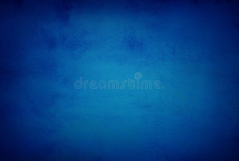 Abstrakt blått bakgrunds- eller mörkerpapper med ljus mittspotli