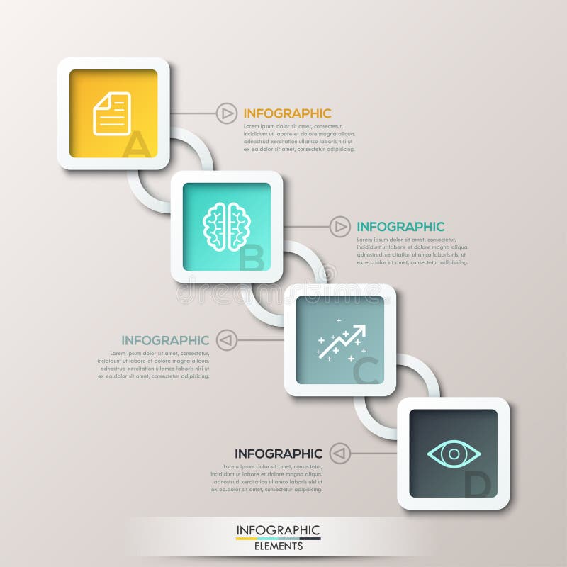 Abstrakt 3D cyfrowy ilustracyjny Infographic ilustracji Abstrakt 3D cyfrowy ilustracyjny Infographic ilustracji