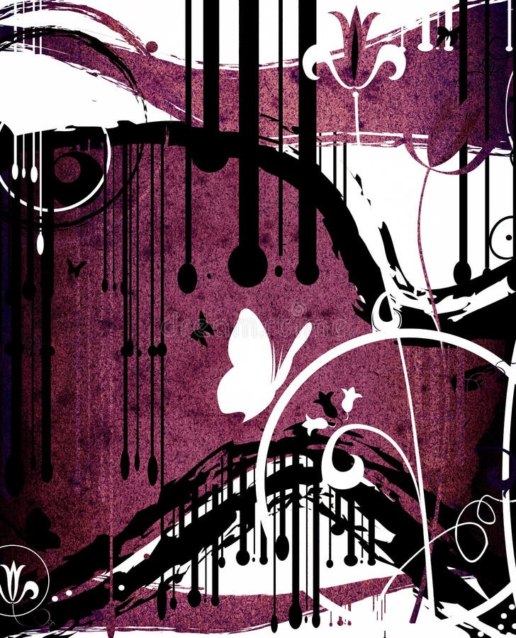 Abstrakt designgrunge vektor illustrationer