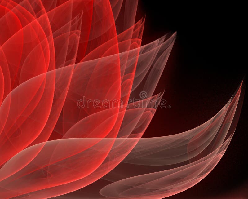 Abstrakt elegant fractal stock illustrationer