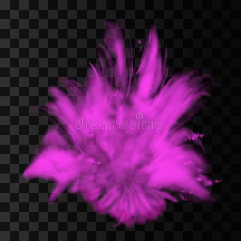 Abstrakt explosion av violett damm mot vit bakgrund Abstrakt, lila pulverstänk på genomskinlig bakgrund stock illustrationer Abstrakt explosion av violett damm mot vit bakgrund Abstrakt, lila pulverstänk på genomskinlig bakgrund stock illustrationer