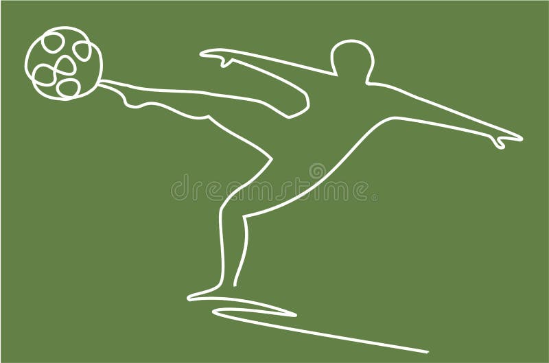 abstrakt fotbollsspelare stock illustrationer abstrakt fotbollsspelare stock illustrationer