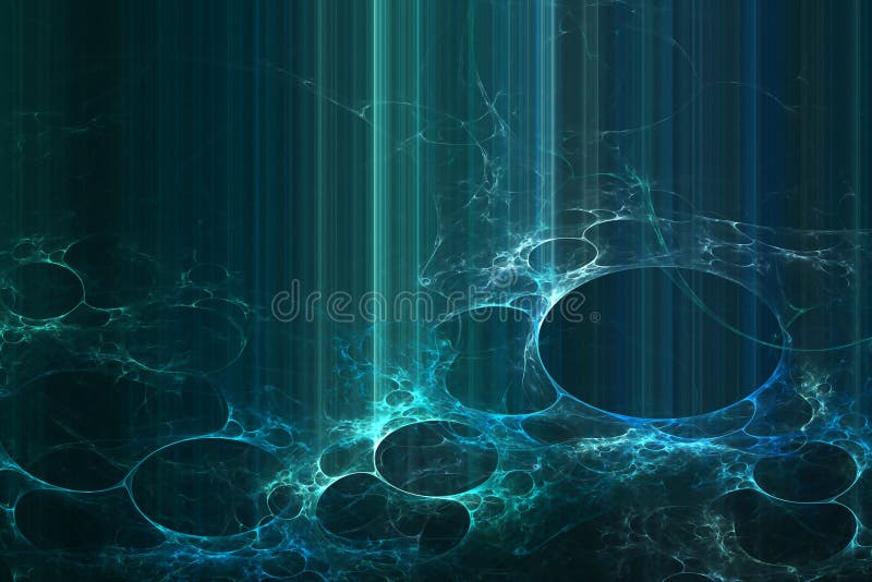Abstrakt futuristic blåttbakgrund stock illustrationer