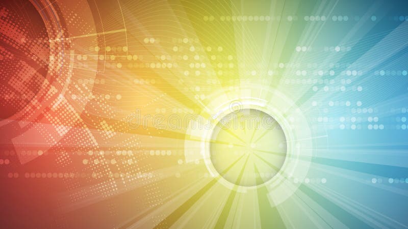 Abstrakt futuristisk datateknikaffärsbakgrund vektor illustrationer