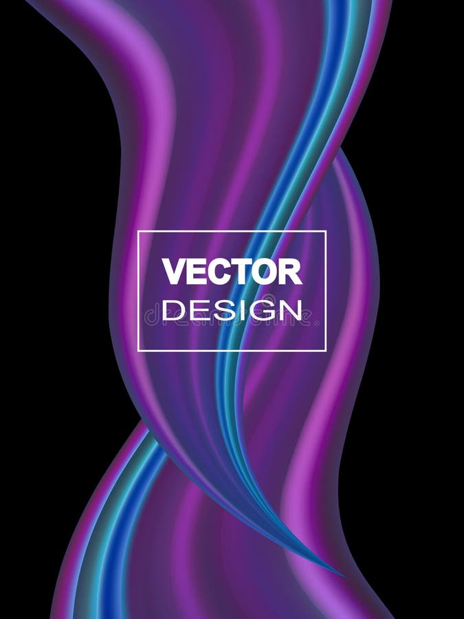 Abstrakt färgrik vektorbakgrund, färgflödesvätskevåg för designbroschyren, website, reklamblad vektor illustrationer Abstrakt färgrik vektorbakgrund, färgflödesvätskevåg för designbroschyren, website, reklamblad vektor illustrationer